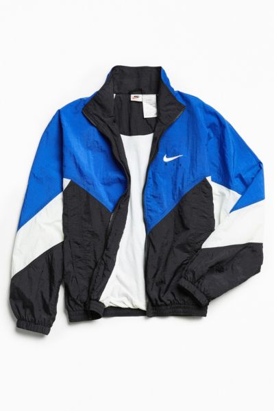 Nike black and blue windbreaker on sale