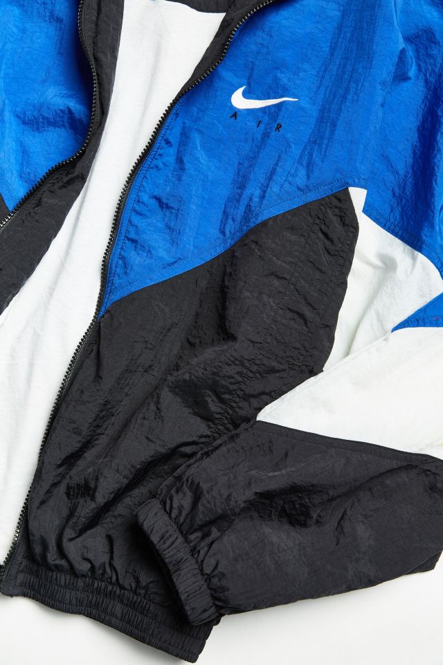 Blue black and store white nike windbreaker