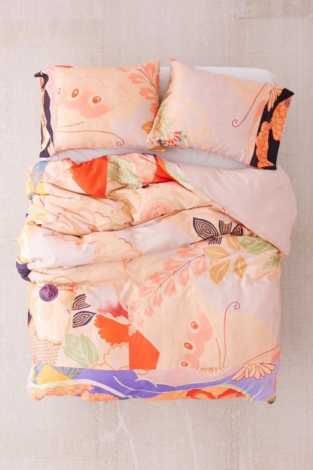 Masako Kimono Floral Duvet Cover #1