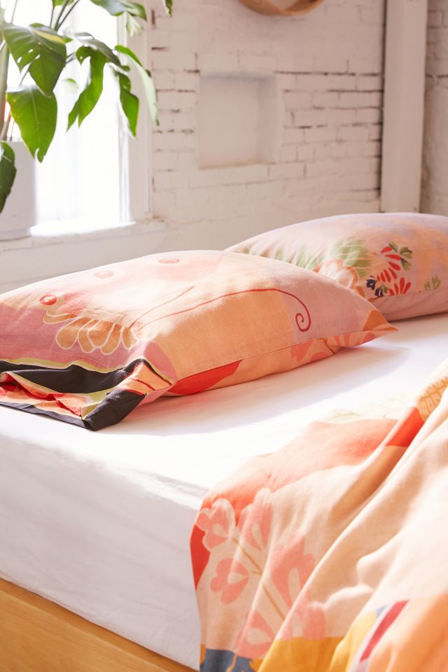 Masako Kimono Floral Pillowcase Set #2