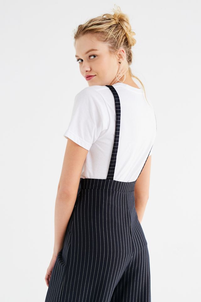 LOST INK Pinstripe Pinafore Jumpsuit #1