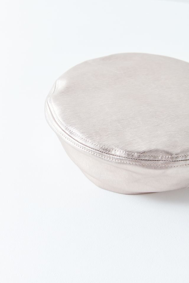 Faux Leather Beret #2