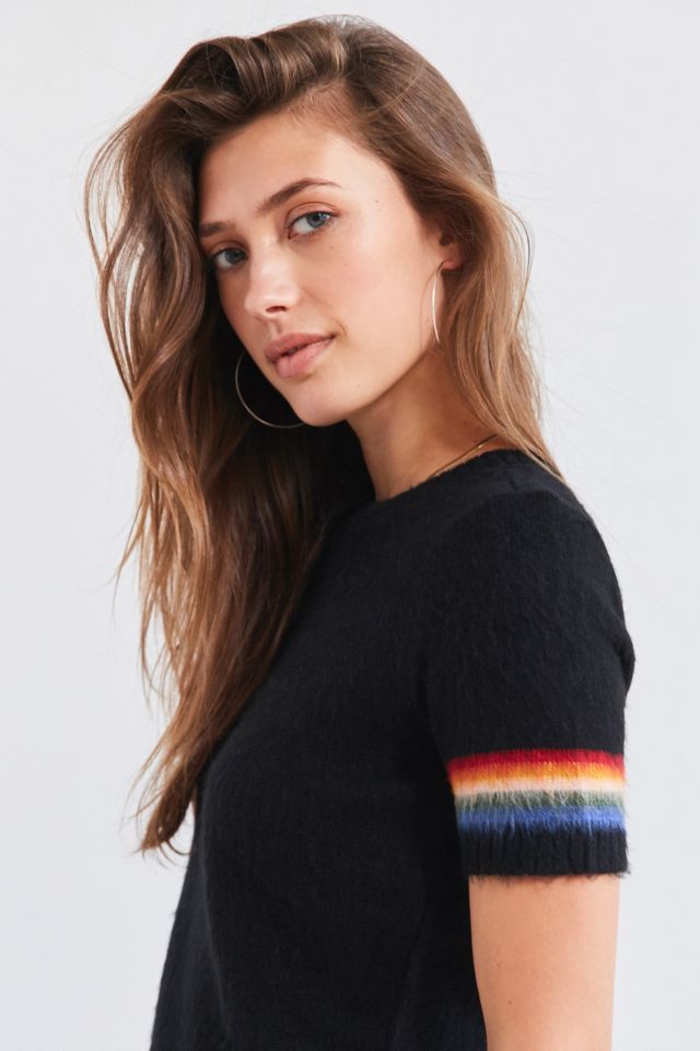 Cooperative Short Sleeve Rainbow Sweater #2