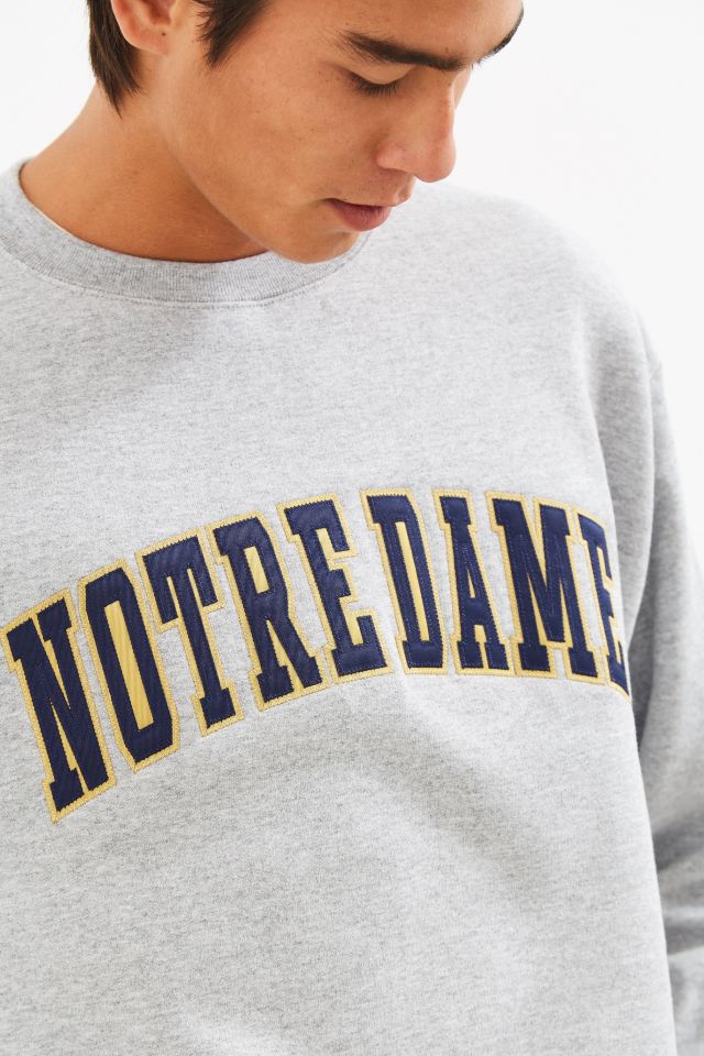 Champion University Of Notre Dame Eco Fleece Crew Neck Sweatshirt #2