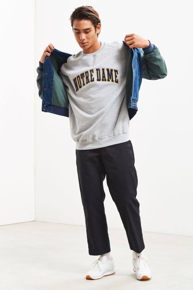 Champion University Of Notre Dame Eco Fleece Crew Neck Sweatshirt #5