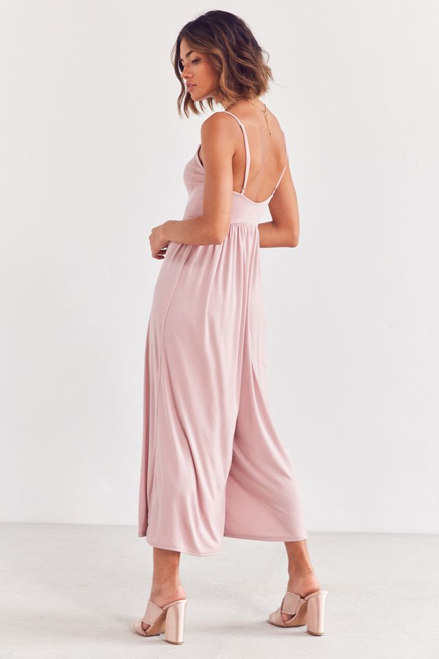 Silence + Noise Belinda Ribbed Knit Wide-Leg Jumpsuit #4