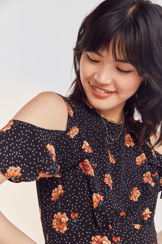 Kimchi Blue Lynn Empire Waist Ruffle Sleeve Dress #1