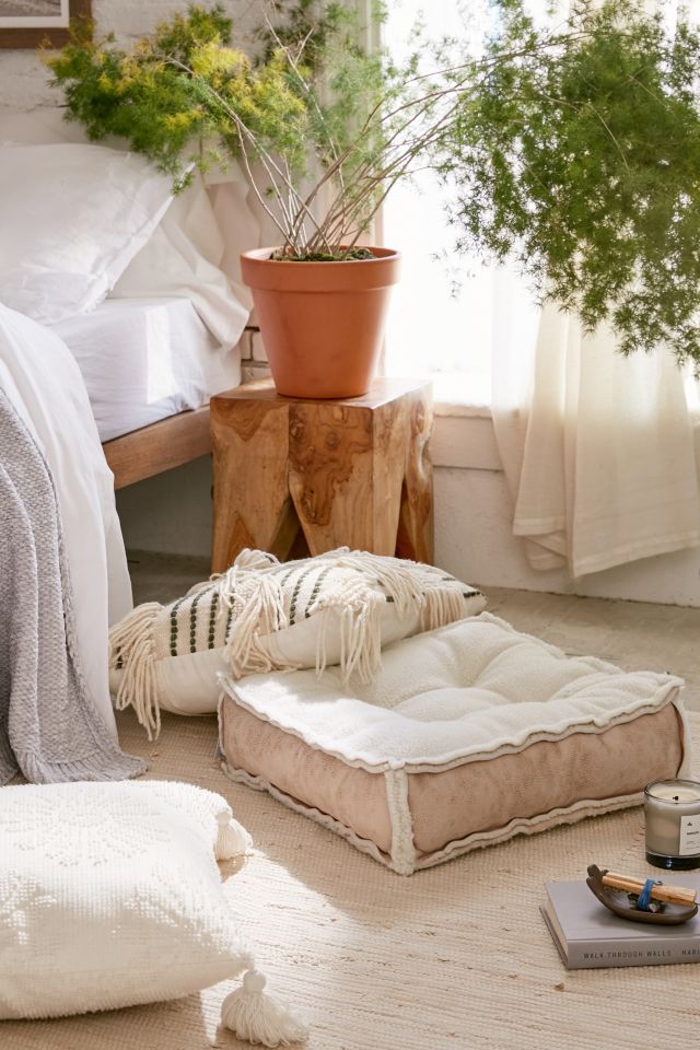 Sherpa Floor Pillow | Urban Outfitters