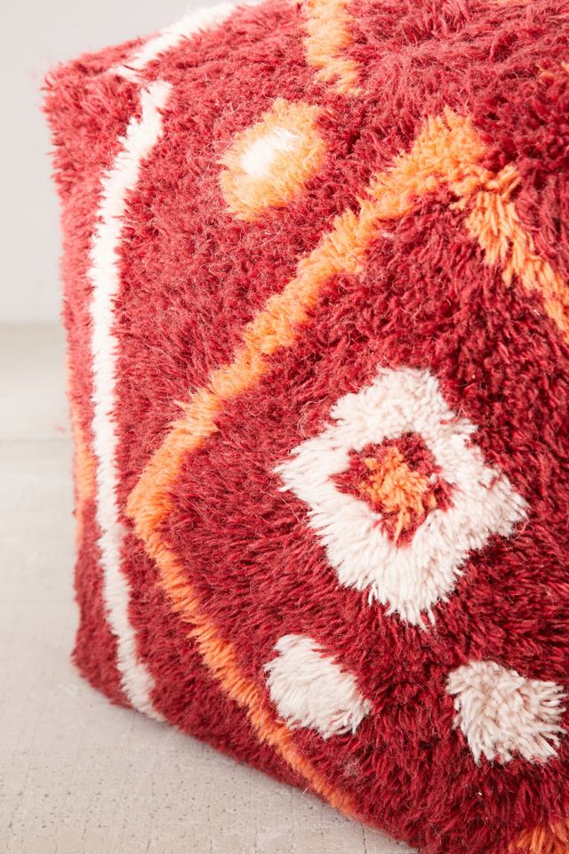 Tufted Rug Pouf #3