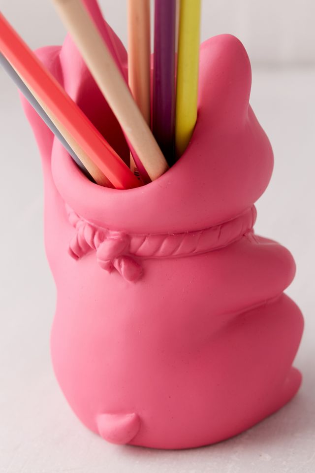 Lucky Cat Pencil Cup #2