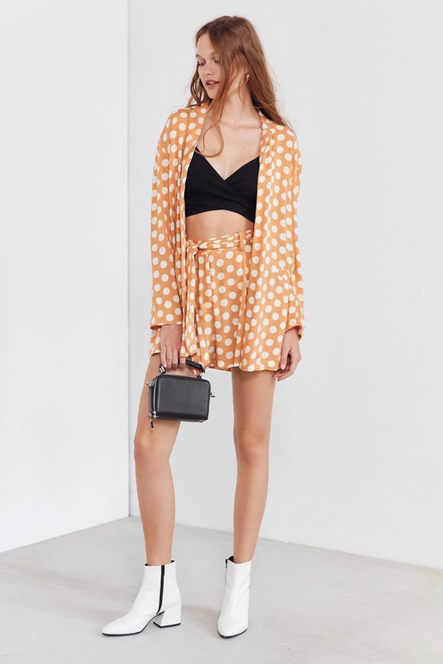 Cooperative Blanche Polka Dot Blazer #2