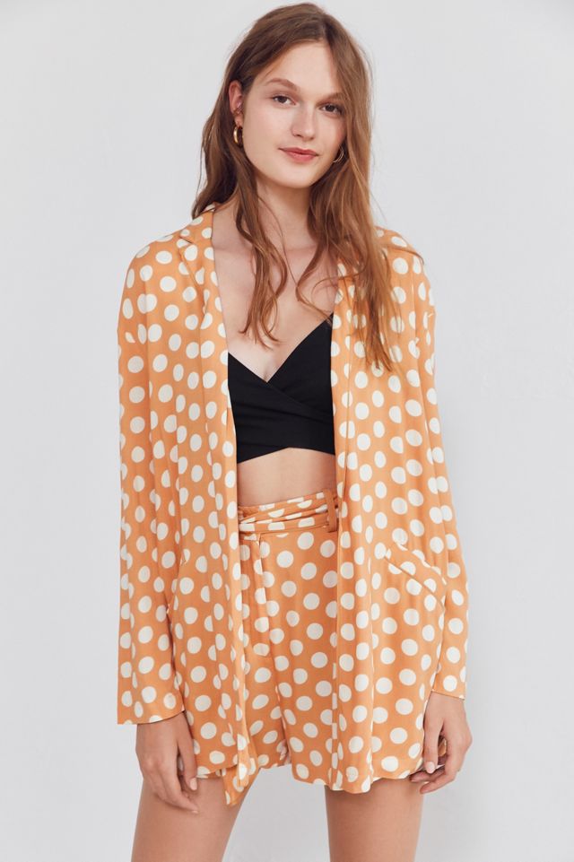 Cooperative Blanche Polka Dot Blazer #4