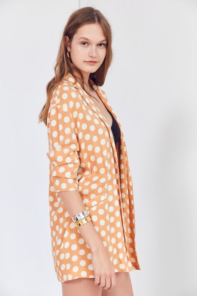 Cooperative Blanche Polka Dot Blazer #5
