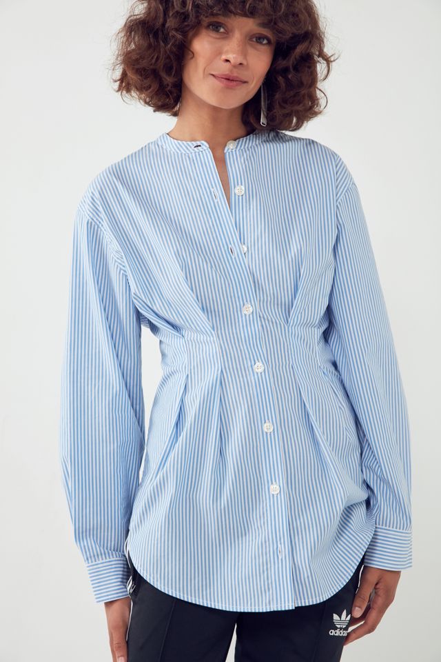 Silence + Noise Dex Pintuck Tunic Blouse #5