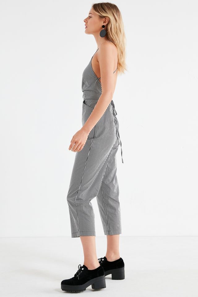 Silence + Noise Strappy Striped Culotte Jumpsuit #2