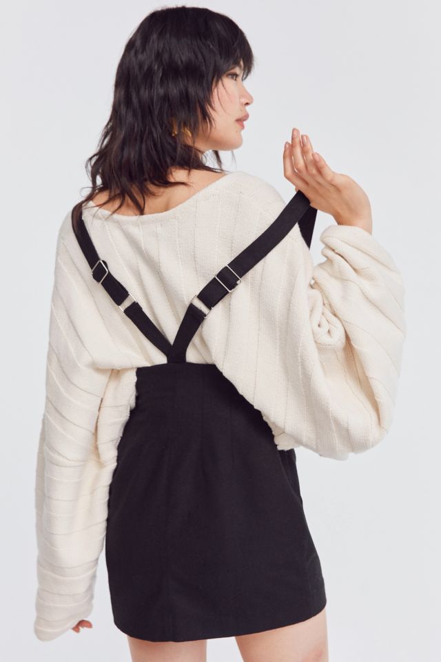 Silence + Noise High-Rise Suspender Mini Skirt #1