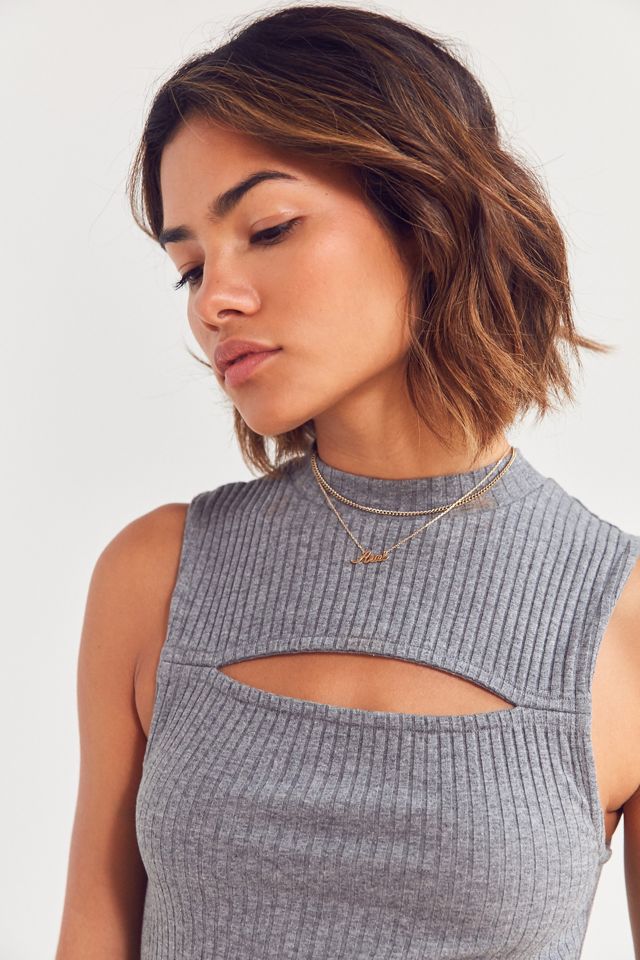 Silence + Noise Sami Slit Tank Top #5