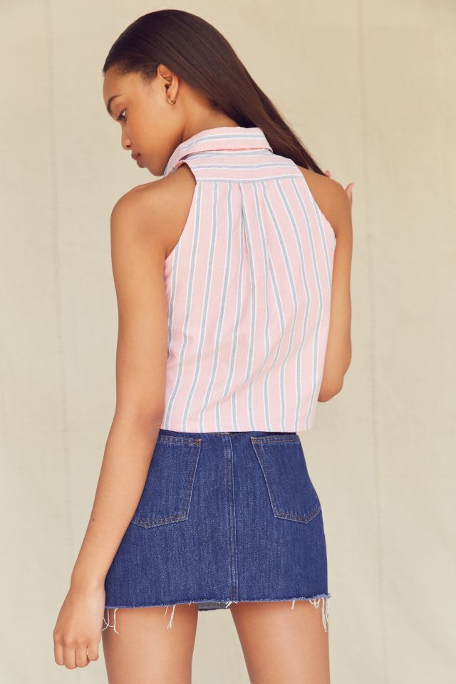 Chemise courte Oxford sans manches refaite Urban Renewal #1