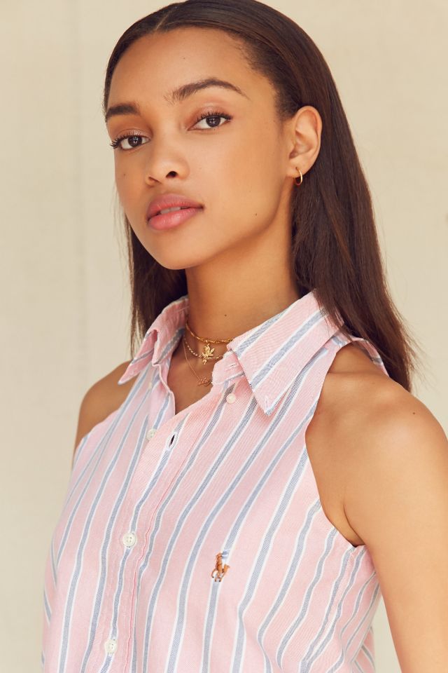 Chemise courte Oxford sans manches refaite Urban Renewal #2