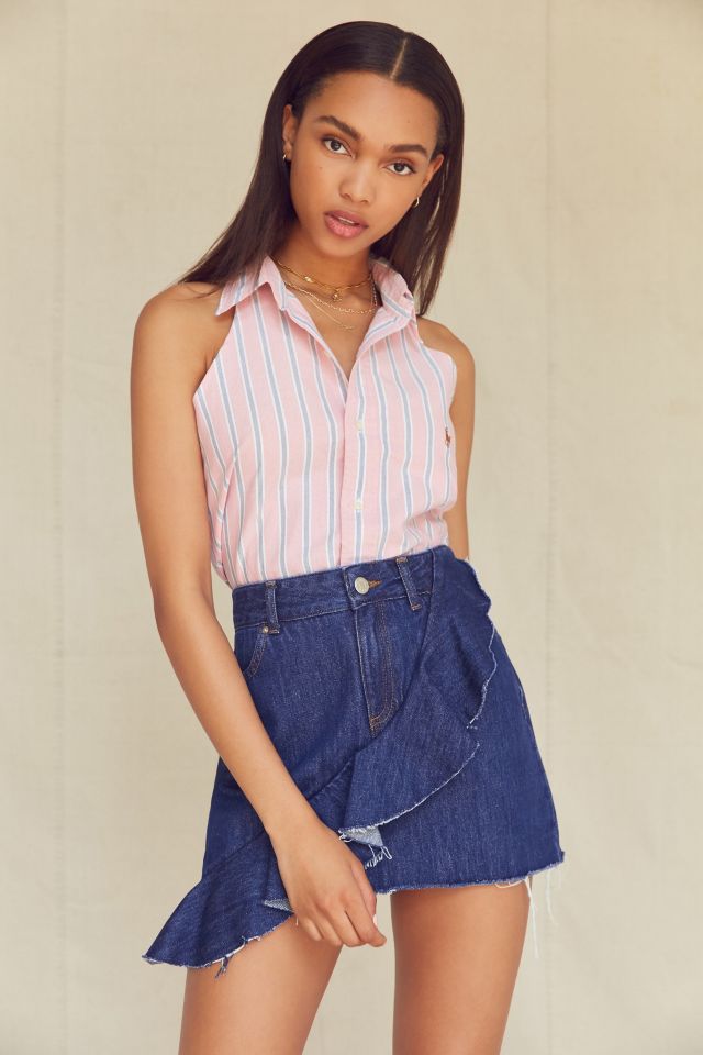 Chemise courte Oxford sans manches refaite Urban Renewal #3