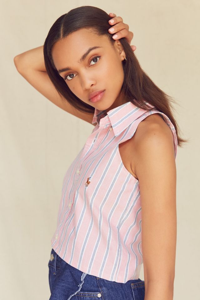 Chemise courte Oxford sans manches refaite Urban Renewal #4