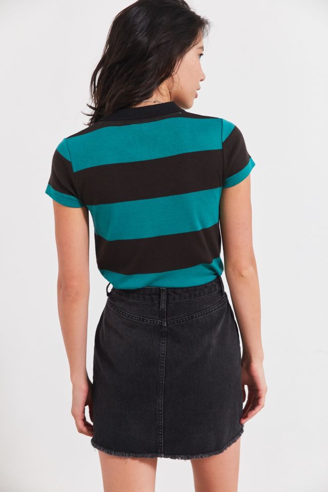 T-shirt polo rayé Joanie BDG #1