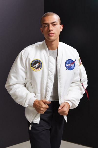 Nasa bomber jacket clearance silver