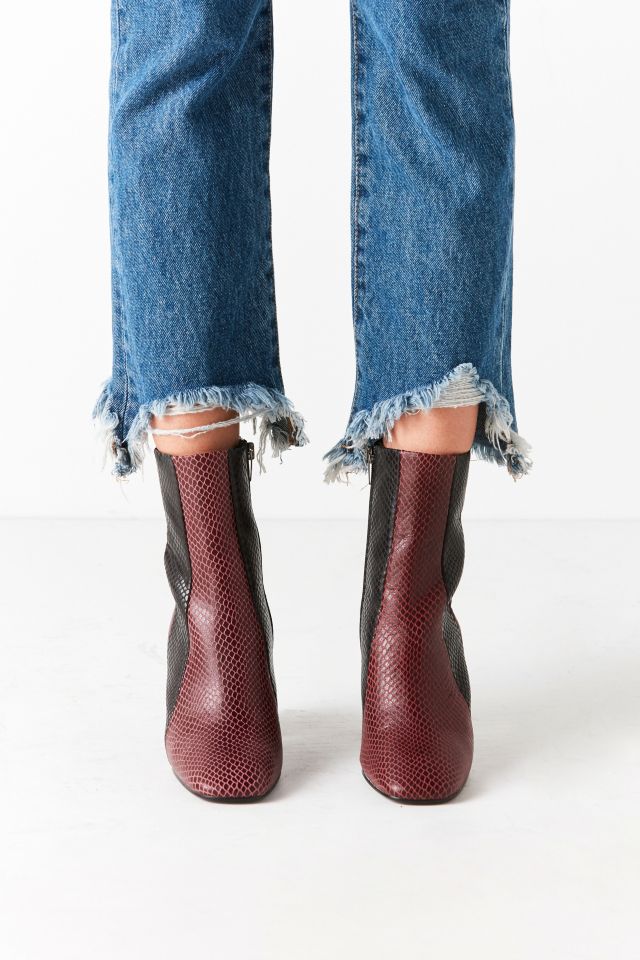 Crosswalk Striped Leather Ankle Boot #2