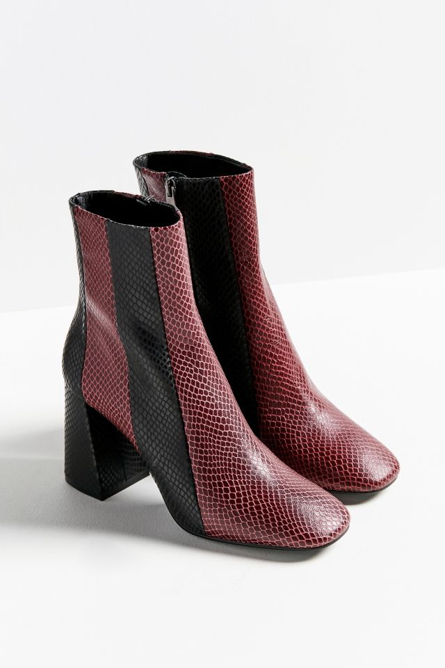 Crosswalk Striped Leather Ankle Boot #5