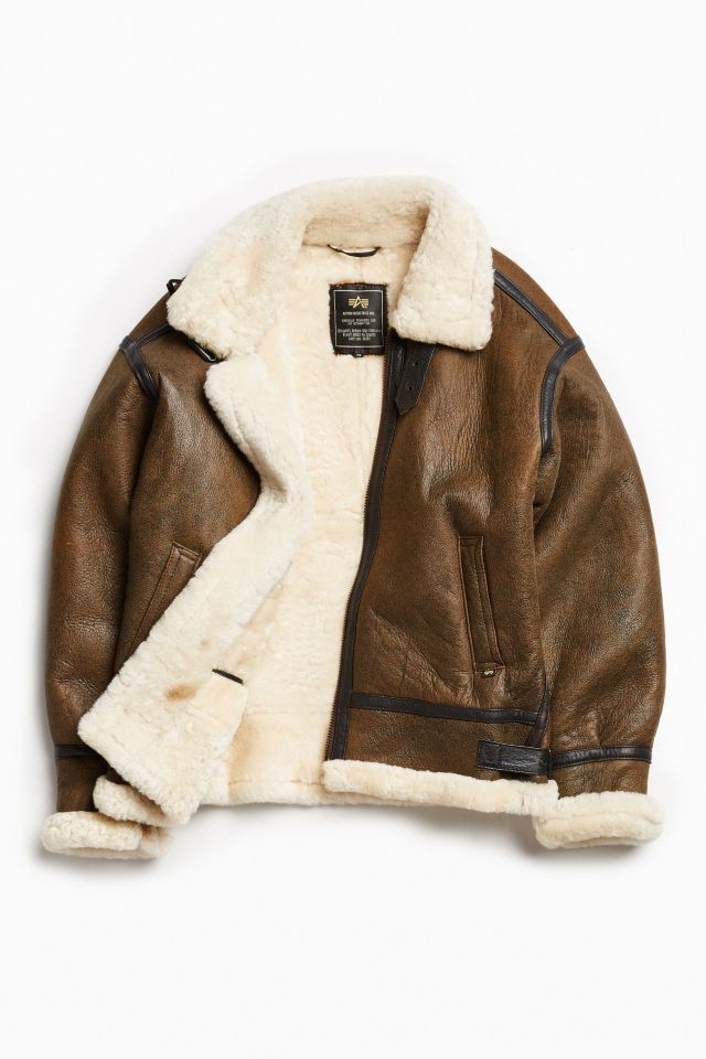 Alpha Industries B-3 Sherpa Mod Bomber Jacket - Frank's Sports Shop