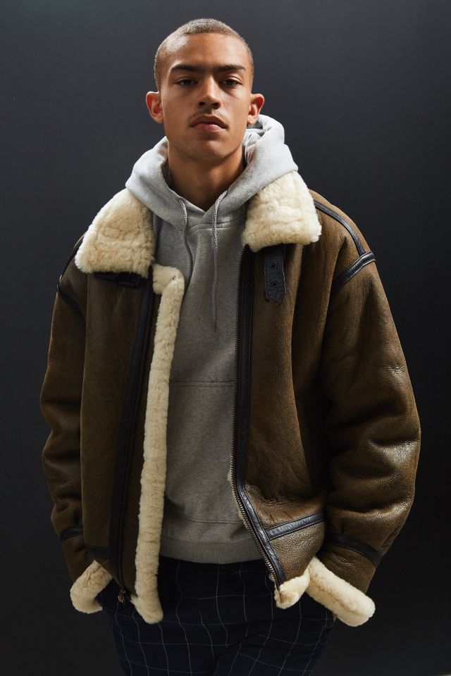 Sheepskin bomber store