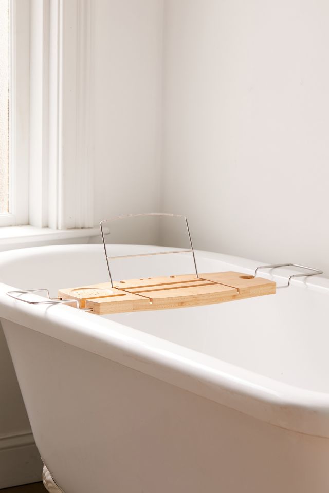 Me Time Bamboo Bath Tray Caddy #4