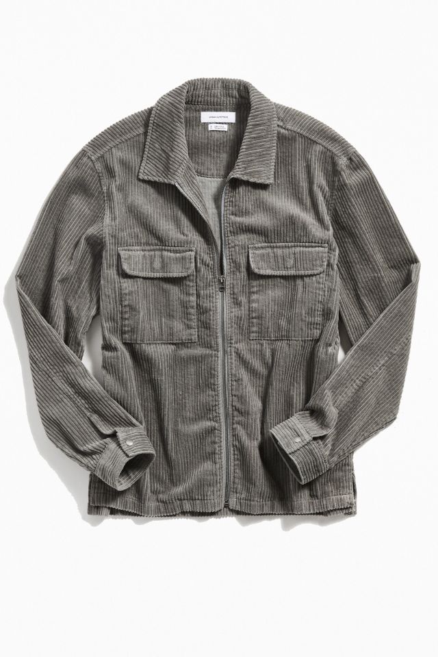 Corduroy shop zip shirt