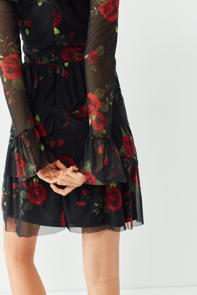 Oh My Love Tiered Mesh Ruffle Dress #2