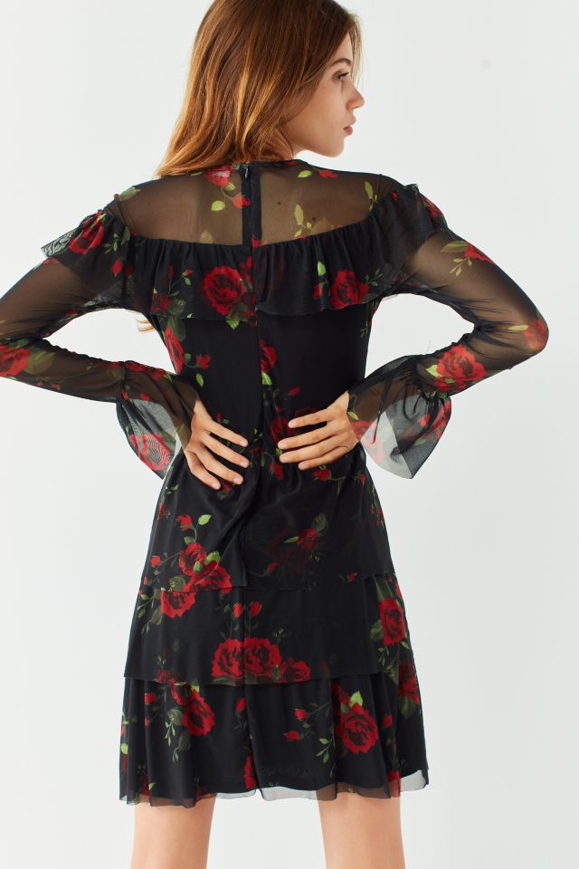 Oh My Love Tiered Mesh Ruffle Dress #5