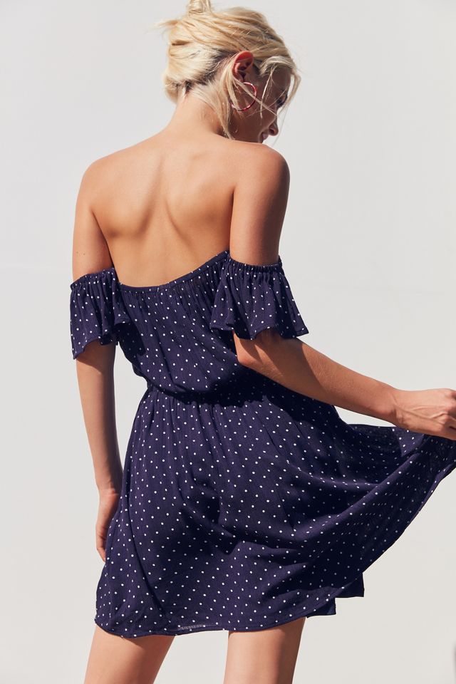 Kimchi Blue Off-The-Shoulder Ruffle Sleeve Dress #1