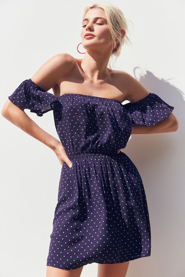 Kimchi Blue Off-The-Shoulder Ruffle Sleeve Dress #5