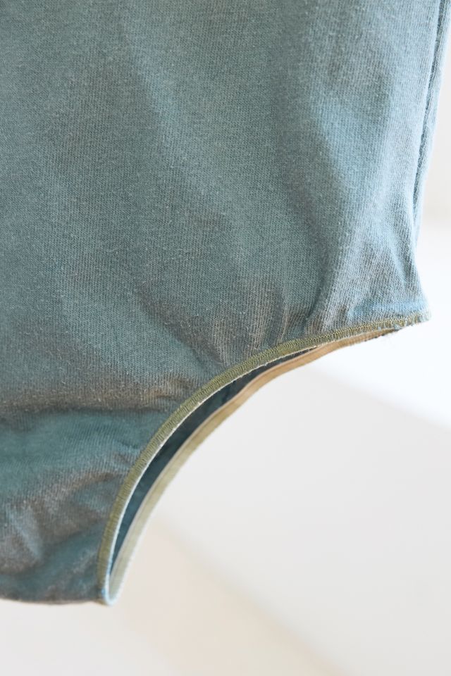 Urban Renewal Remade Champion Washed Teal Bodysuit #1