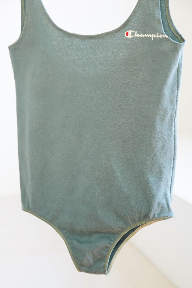Urban Renewal Remade Champion Washed Teal Bodysuit #3