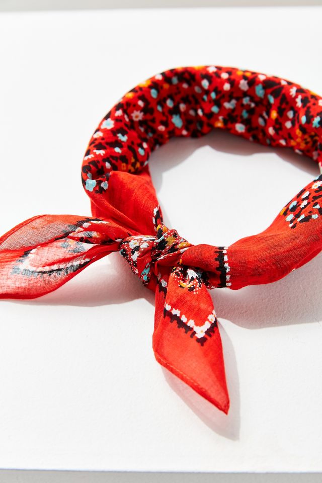 Bandana en coton à fleurs Ditsy #3