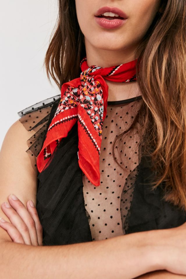 Bandana en coton à fleurs Ditsy #4