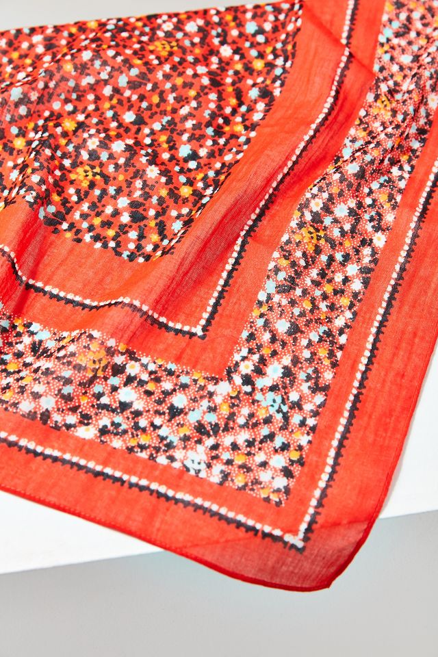 Bandana en coton à fleurs Ditsy #5