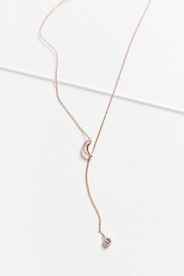 Collier lasso cristal céleste #1