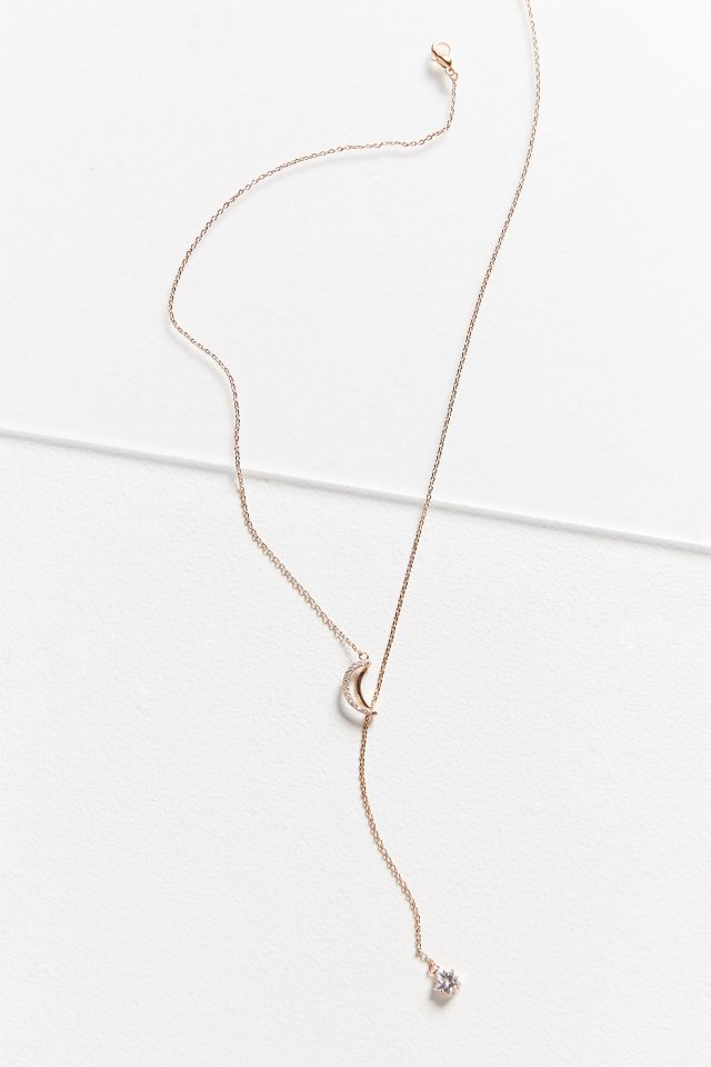 Collier lasso cristal céleste #3