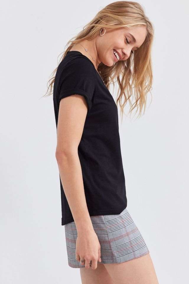 Truly Madly Deeply O-Ring V-Neck Tee #4