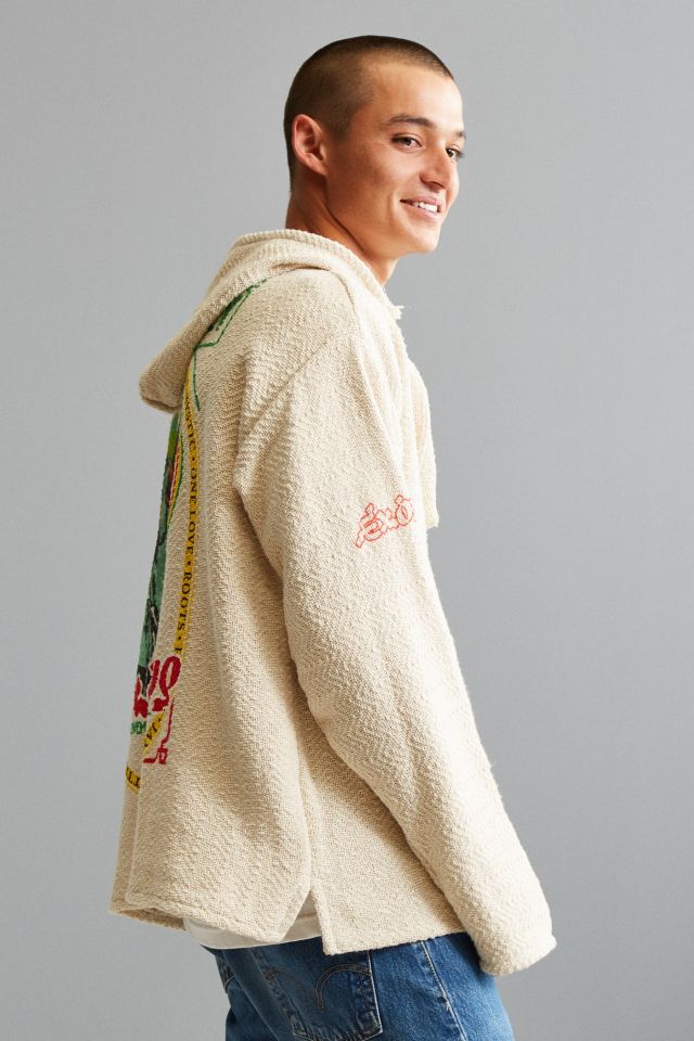 Bob Marley Exodus 40 Woven Hoodie Sweatshirt #2