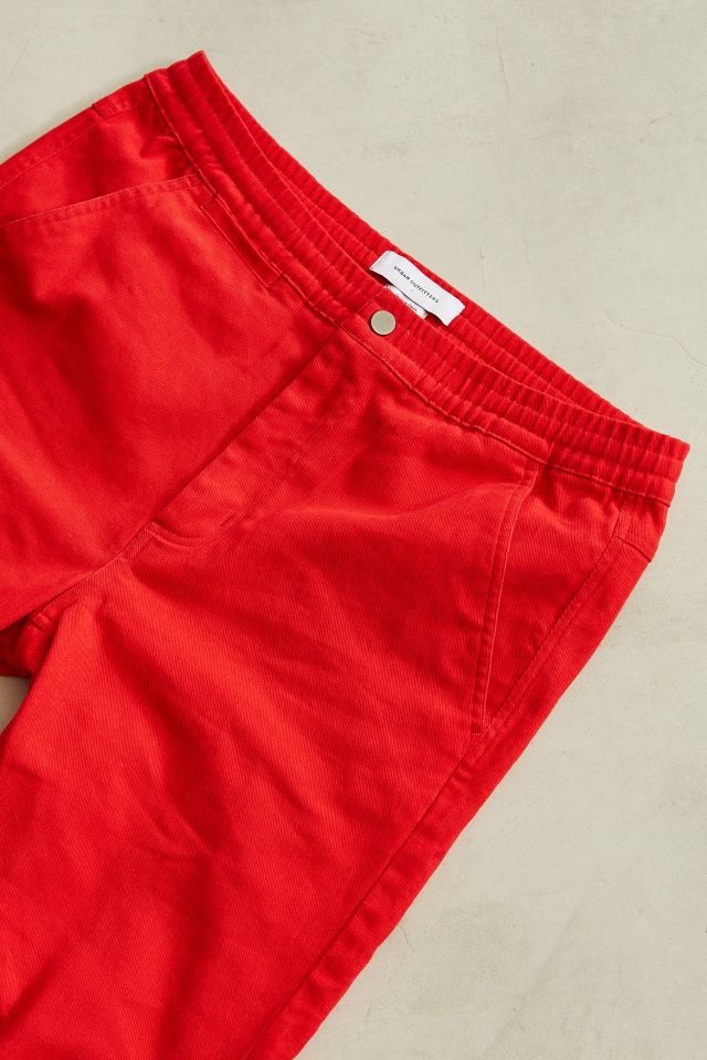 UO Red Skinny Stacked Pant #1