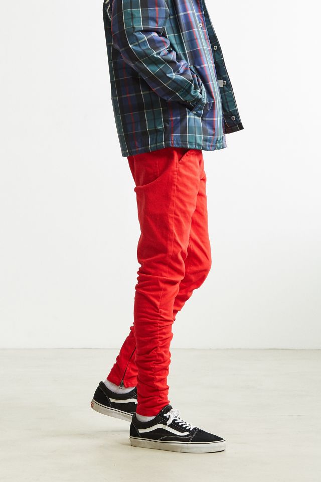 UO Red Skinny Stacked Pant #2
