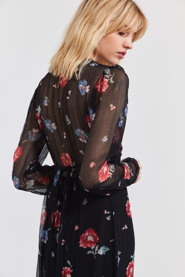 Kimchi Blue Linda Lynn Long-Sleeve Sheer Maxi Dress #1