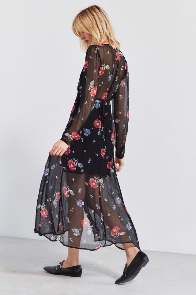 Kimchi Blue Linda Lynn Long-Sleeve Sheer Maxi Dress #4